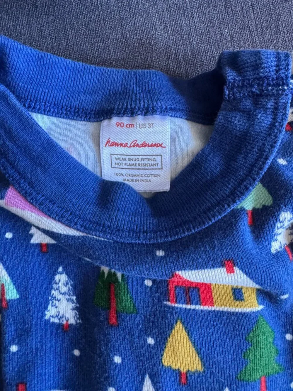 Four pairs of matching family sibling holiday christmas Hanna Andersson pajamas